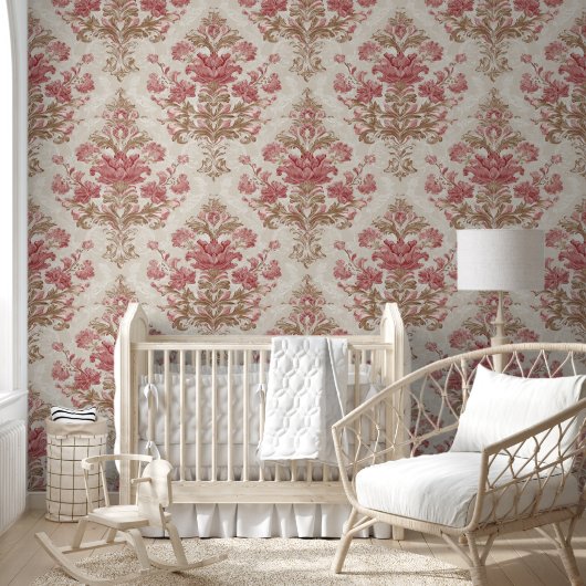 Luxury Vintage Imperial Floral 壁紙 (キッズ)