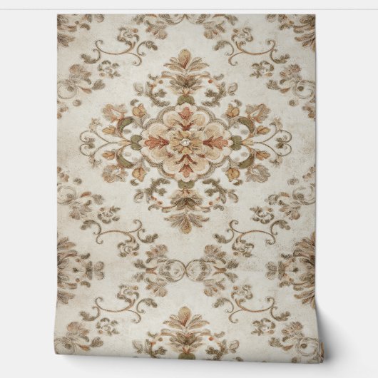 Luxury Vintage Imperial Floral 壁紙 (ほどく)
