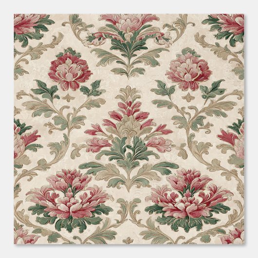 Luxury Vintage Imperial Floral 壁紙 (正面)