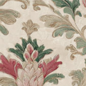 Luxury Vintage Imperial Floral 壁紙 (縫い目)