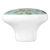 Luxury Vintage Indira Floral セラミックノブ (側面)