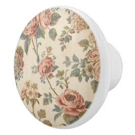 Luxury Vintage Indira Floral セラミックノブ