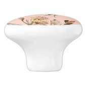 Luxury Vintage Indira Floral セラミックノブ (側面)