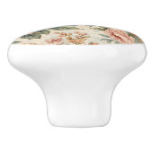 Luxury Vintage Indira Floral セラミックノブ (側面)