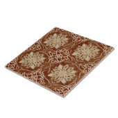 Luxury Vintage Islamic Geometric Sand Terracotta タイル (側面)