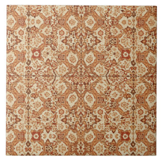 Luxury Vintage Islamic Geometric Sand Terracotta  タイル