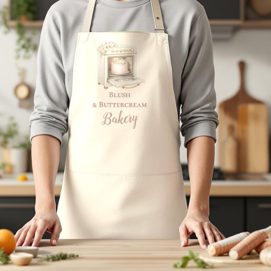 Luxury Vintage Patisserie Bakery Business エプロン