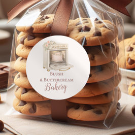 Luxury Vintage Patisserie Bakery Business ラウンドシール