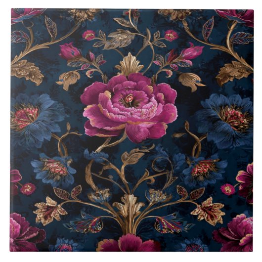 Luxury Vintage Royal Saffron タイル (正面)