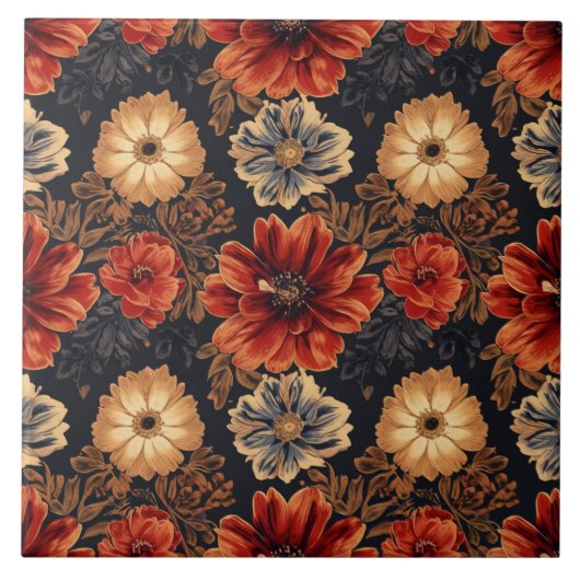 Luxury Vintage Royal Saffron タイル (正面)