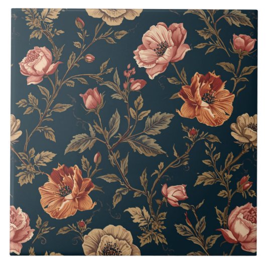 Luxury Vintage Royal Saffron タイル (正面)