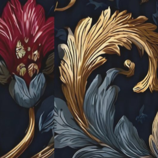 Luxury Vintage Royal Saffron 壁紙 (縫い目)