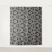 Luxury Wall Tapestry | Checkerboard Fabric Art タペストリー (正面)