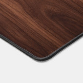 Luxury Walnut Wood and Teal Resin Art Desk Mat デスクマット (コーナー)