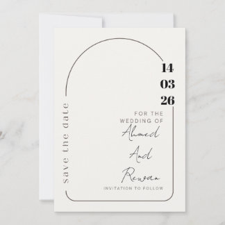 Luxury Wedding Invitation | Gold Accents | Modern  シーズンカード