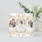 Luxury Wedding Invitation Template 招待状 (スタンド正面)