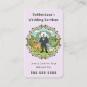luxury wedding pet services Pet Wedding Sitter 名刺 (正面)