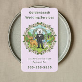 luxury wedding pet services Pet Wedding Sitter 名刺