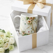 Luxury White &Gold & green Marble Coffee Mug – コーヒーマグカップ