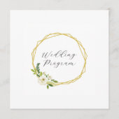 Luxury White Rose Floral Frame  プログラム (正面)