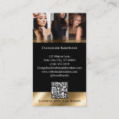 Luxury Wig Hair Studio Arch Luxe Photo Black Gold 名刺 (裏面)