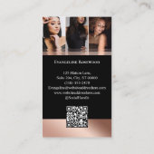 Luxury Wig Hair Studio Arch Luxe Photo Black Rose 名刺 (裏面)