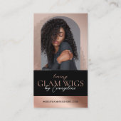 Luxury Wig Hair Studio Arch Luxe Photo Black Rose 名刺 (正面)