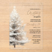 Luxury Winter Holiday アクリル招待状 (正面)