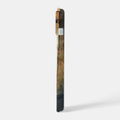 Luxury Yacht Wall Art Coastal Harbor Scene iPhone 15ケース (左側面)