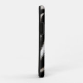 Luxury Zebra Print Elegant Black & White Faux Fur  Case-Mate iPhoneケース (裏面/右)