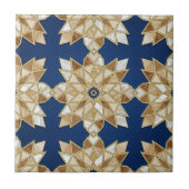 Luxury Zellige Moroccan Mosaic Seamless Pattern  タイル (正面)