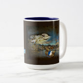 LUZERNグランジヴィンテージ – コーヒー,ティーマグカップ ツートーンマグカップ (正面右)