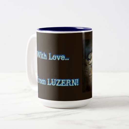 LUZERNグランジヴィンテージ – コーヒー,ティーマグカップ ツートーンマグカップ (正面左)