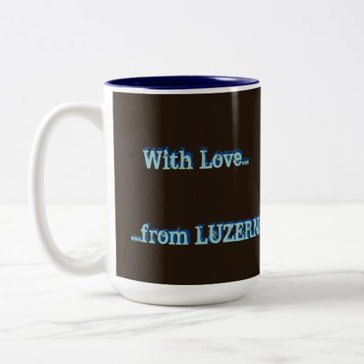 LUZERNグランジヴィンテージ – コーヒー,ティーマグカップ ツートーンマグカップ (左)