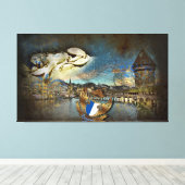 LUZERNヴィンテージグランジ – キャンバス (インサイチュ (ウッドフロア))