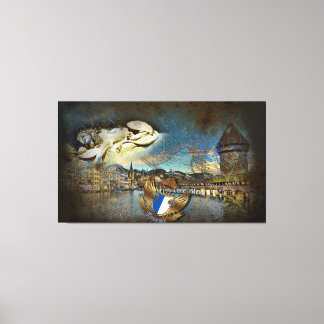 LUZERNヴィンテージグランジ – キャンバス