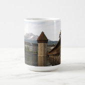 Luzern Kappelbrücke Kaffeetasse マグカップ (中央)