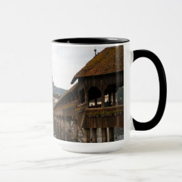 Luzern Kappelbrücke Kaffeetasse マグカップ