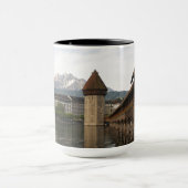 Luzern Kappelbrücke Kaffeetasse マグカップ (中央)
