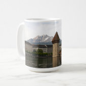 Luzern Kappelbrücke Kaffeetasse マグカップ (正面左)