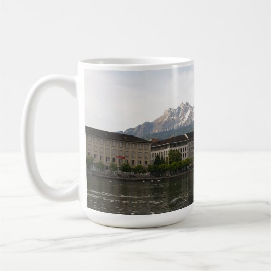 Luzern Kappelbrücke Kaffeetasse マグカップ (左)