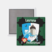 Luzern Schweiz Magnet マグネット (正面/裏面)