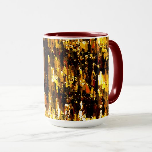 Luzes foscas de vela sob uma placa de gelo マグカップ (正面右)