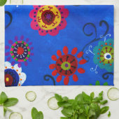 LVのお洒落な花I キッチンタオル (折り畳み)