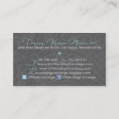 LVの結婚式のコンシェルジュの名刺 名刺 (裏面)