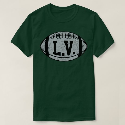 LVレトロブラック Tシャツ (デザイン正面)