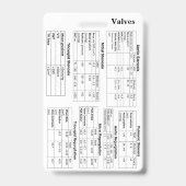 LV / 弁膜値 バッジ (裏面)