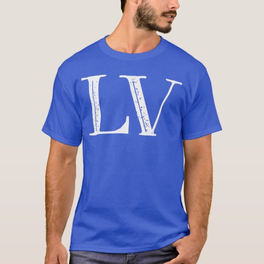 LV 55 ローマ数字 フィフティファイブ レトロ Tシャツ (正面)