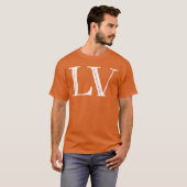 LV 55 ローマ数字 フィフティファイブ レトロ Tシャツ (正面フル)