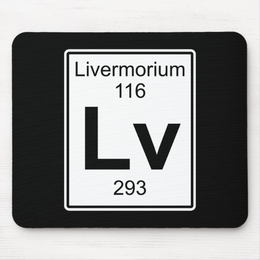 Lv - Livermorium マウスパッド (正面)